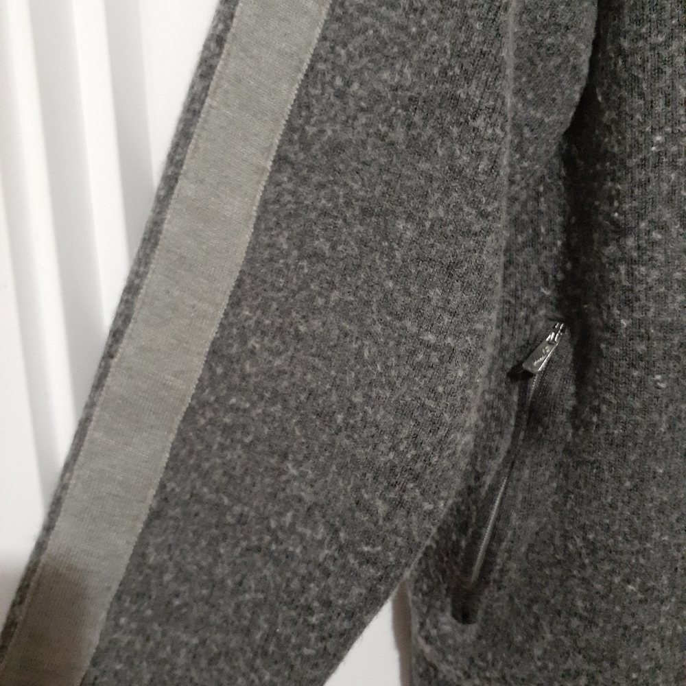 Grey Nike Wool Blend Track Jacket - Picture 3 of 9